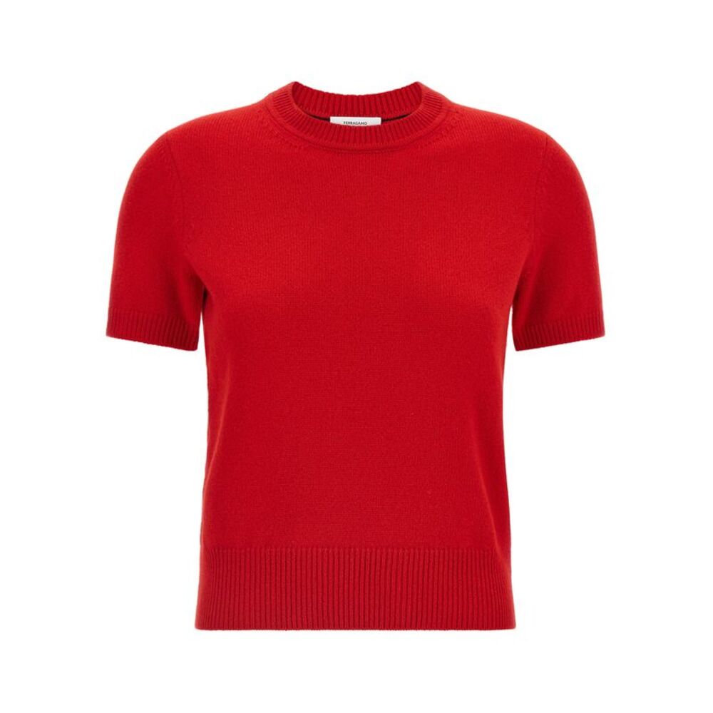 Ferragamo Red Cashmere Women's Sweater